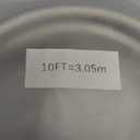 Refrigerator Ice Maker Water Line Kit - 10' Braided Stainless Steel Fridge Water Line with 1/4" Compression Fittings Pex Tubing Core and Water Splitter