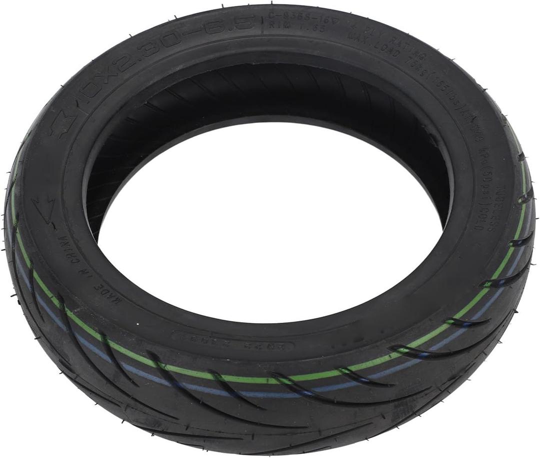 10x2.306.5 Electric Scooter Tubeless Tire 10 Inch Rubber Explosion Proof Outer Tire Replacement for NIU KQI 2 KickScooter