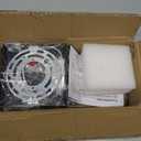 Modern LED Acrylic Wall Sconce, Black Indoor Wall Light Fixtures, 6000K Cold White Wall Mounted Lamp, Wall Sconce Lighting for Hallway, Study,Stairway, Corridor, Bathroom (1 PACK)