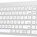 OMOTON Bluetooth Keyboard for Mac, Sleek Design, Quiet Typing, Wireless Keyboard with Numeric Keypad Compatible with MacBook Pro/Air, iMac, Mac Mini/Pro Laptop (Silver)