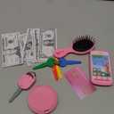 Toddler Play Purse for Kids with Accessories, Toys for Girls with Pretend Makeup, Keys, Smartphone, Dress Up Toy Purse for Toddlers and Kids - Birthday Gift for Little Toddler Girls Ages 3 4 5 6, Pink