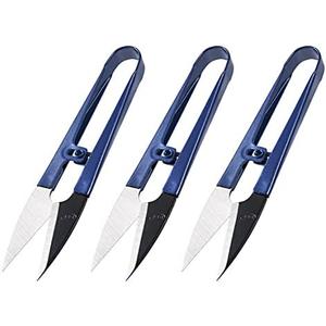 Beaditive Sewing Scissors (1-Piece) High-Carbon Steel Thread, Yarn, Embroidery Clippers | Handheld Snippers for Arts, Crafts, and DIY Projects | Multipurpose Use Navy Blue