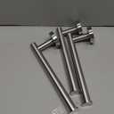 NearMoon Hand Towel Holder/Towel Ring, Thicken Stainless Steel Hand Towel Bar for Bathroom, Rustproof Wall Mounted Towel Rack, Contemporary Style Bath Accessories, 9 Inch (3 Pack, Brushed Nickel)