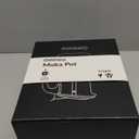 Geesta Premium Crystal GlassTop Stovetop Espresso Moka Pot 4 Cups Stainless Steel Coffee Maker 160ml/5.6oz/4 cup (espresso cup=40ml)