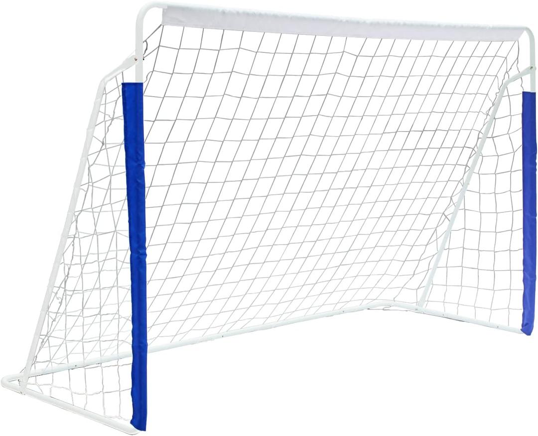 Combination Soccer Goal Portable Soccer Goals for Backyard Steel Frame Football Goal with All Weather Net for Kids Youth
