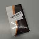 4PCS Sliding Barn Door Floor Guide, Adjustable Rollers Barn Door Hardware, Barn Door Rollers, Flush Flat Bottom Design, Rounded Edge Design (Black)