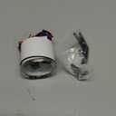 52mm Water Temperature Gauge, IP67 Marine Engine Temp Meter with LED Display 40 to 120, Silver Frame White Dial for Boat RV Car Truck Automotive Marine Vehicles