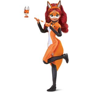 Miraculous Rena Rouge Doll 10.5" Fashion Doll with Accessories and Trixx Kwami by Playmates Toys, Orange