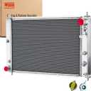 3 Row Aluminum Radiator Replacement for 1997-2004 Ford Mustang GT SVT Cobra 4.6L 5.4L V8 AT,1998 1999 2000 2001 2002 2003 2004 Ford Radiator