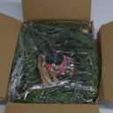 Christmas Wreaths for Front Door - 26" Real Touch Norfolk Pine Wreath, Large Christmas Wreath with Lights Gold Bell & Bow for Mantle Wall Window Indoor Outdoor Decor (1 Pack)