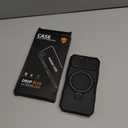 Magnetic Case for iPhone 11 Pro with Ring Stand [Glass Screen Protector] [Compatible with MagSafe] Military Grade Case with Camera Cover, Heavy Duty Shockproof Cover for iPhone 11 Pro 5.8 inch, Black