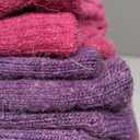 FNOVCO Kids Merino Wool Hiking Socks Toddlers Boys Girls Cozy Thermal Winter Thick Warm Crew Socks 6 Pairs (8-12 Years, Solid Color)