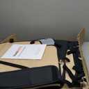 Huidasource Car Seat Covers Full Set, Nappa Leather Seat Covers, Front & Split Rear Bench Car Seat Cover, Zipper, Velcro Adjustable, Universal Fit for Most Cars, Vans, Trucks, SUVs (Full Set/Black)