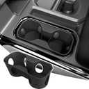 Cup Holder Compatible with 2022-2025 Chevy Silverado GMC Sierra Center Console Cup Holder Bucket Seat Console Drink Organizer Replacement for 2022-2025 Chevy Silverado Accessories