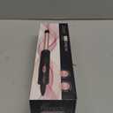 Travel Size Curling Iron Dual Voltage 100-240V, Mini Curling Iron for Short Hair with 1/2 Inch Barrel, Ceramic Mini Hair Curler with Keratin & Argan Oil Infused, Travel Hair Curler with Storage Bag