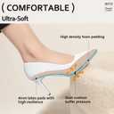 IDIFU IN3 High Heels Pumps Closed Toe Heels Women's Pumps Stiletto Pointed Toe Dress Shoes Wedding Prom Bridal Work Office Bride Guest Trendy Dressy Fashion Comfortable Pump Shoes, 5
