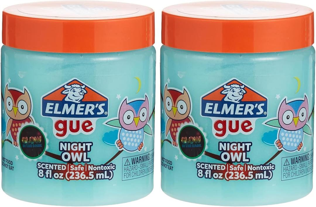 ELMER'S Night OWL PRE Made Slime (Pack of 2)