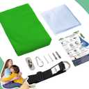 OUTREE Kids Pod Swing Seat, Cotton Child Hammock Swing Chair, Sensory Swing for Indoor and Outdoor Use, Green