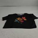 Womens Summer Crop Tops Short Sleeve Round Neck T-Shirts Loose Fit Casual Blouse (X-Large)