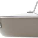 Calphalon Premier Ceramic Nonstick 12" Frying Pan with Lid, Mushroom Grey