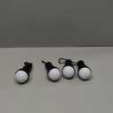 Portable LED Tent Lamp Emergency Lights with Hook, Hurricane Bulb Lantern Equipment for Camping, Hiking, Backpacking, Fishing Outage, Multicolor, 4 Pack