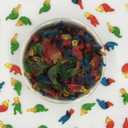 HARIBO Gummi Candy, Dinosaurs Gummy Candy, 5 Ounce Share Size Bags (Pack of 12) Delicious Soft & Chewy Sweet Snacks, Assorted Fruity Flavors