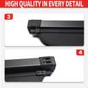 Marretoo Cargo Cover for VW Atlas Cross Sport 2020 2021 2022 2023 2024 2025 Volkswagen Accessories Black Retractable Trunk Cover Cargo tonneau Shield Shade Replacement for 3CM061167