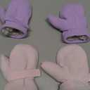 N'Ice Caps Baby Toddler Mittens Kids 2 Pairs Fleece Gloves Winter Warm Sherpa Lined