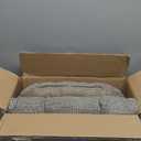 Klear Vu Gripper Overstuffed Universal Non-Slip Dining Chair Cushions for Kitchen Decor or Office Use, U-Shaped Skid-Proof Seat Pad, 15x15 Inches, 2 Count (Pack of 1), Waffle Graystone