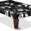 MABOZOO 8 Ball Pattern Billiard Pool Table Cover, Waterproof and Tearproof Snooker Table Cover for PoolTable, Indoor/Outdoor Pootable Accessories for Protecting Felt