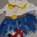 Princess Dresses Baby Girls Costume for Infant Romper Onesie Babysuit Birthday Christmas Halloween with Headband 0-18Months (E18) 0-3 Months