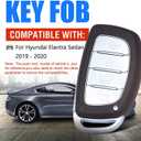 Keymall Smart Remote Keyless Entry Key Fob Replacement for Hyundai Elantra 2019 2020 4 Button 433.92MHz 8A Chip (FCCD:CQOFD00120 P/N:95440-F2002)