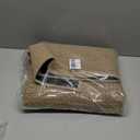 Lahome Farmhouse Entryway Rug, 3x5 Washable Rugs for Living Room Bedroom Aesthetic Indoor Door Mats, Neutral Non Slip Stain Resistant Floor Carpet for Entry, Beige/Khaki