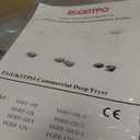 Deep fryers Commercial Deep Fryer 12L x 2 Large Dual Tank Electric Countertop Fryer for Restaurant with 2 Frying Baskets and Lids, 1800W x 2, 120V