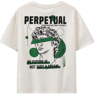 SOLY HUX Boy's Summer Tops Letter Graphic Short Sleeve Shirts Crew Neck Loose Tee Shirt, Size 7Y