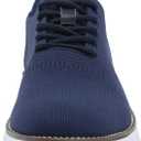 Men's Mesh Dress Shoes Casual Business Lace Up Oxford Sneakers Lightweight Breathable Walking Shoes Comfortable Thick Sole Tennis Footwear (8, Blue-1)