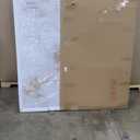 VAYIMDH Abstract Canvas Wall Art Graffiti Wall Decor Gold and White Wall Decorations 36"x70" Decorative Pictures for Bedroom Office Artwork