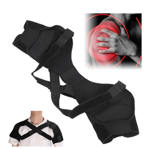 Elastic Shoulder Bandage Shoulder Belt, Double Shoulder Support Shoulder Wrap Protector Shoulder Strap Brace for Outdoor Hiking Lifting Sports For Posture Correction Shoulder Belt Back Stabilizer(M)