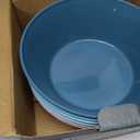 32 Ounce Cereal Bowls, Unbreakable Wheat Straw Fiber Bowl, Lightweight Kitchen Bowls Microwave & Dishwasher Safe BPA Free Bowls, E-Co Friendly Bowls Set for Cereal, Salad,Oatmeal, Soup,Snacks -6 Color