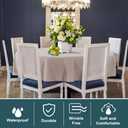 FantasDecor Linen Textured Table Cloths Round Tablecloth Waterproof Spill-Proof Wrinkle Free Cover for Dining Room and Outdoor Use, Pink Sand, 70 x 70 Inch