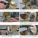 Inboard Propeller Puller C Clamp Puller for Ski & Wakeboard Propellers Fits 1" to 1-1/8" Shaft