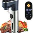 Sous Vide Cooker,1300 Watts, Immersion Circulators, Sous Vide Precision Cooker,Temperature and Time Digital Display Control, Ultra-Quiet,Fast-Heating,Easy to store,IPX7 Waterproof