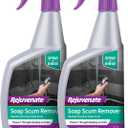 Rejuvenate Scrub Free Soap Scum Remover Shower Glass Door Cleaner Works on Ceramic Tile, Chrome, Plastic and More (2 Bottles x 24oz)