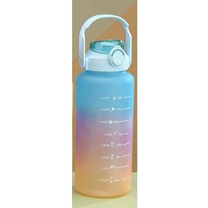 Motivational Water Bottle 30 oz Capacity, Reusable Sports Bottle