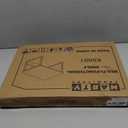 MARTY Kitchen Countertop Organizer Cabinet Shelf, 17x12.4 Large Spice Racks Counter Shelf Microwave Oven Rack Desktop Storage Organization for Kitchen, Office, Metal & Wood, White