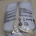 Mancro Breastmilk Cooler Bag with Ice Pack Fits 6 Baby Bottles Up to 9 Ounce, Insulated Baby Bottle Bag with Strap for Nursing Mom Daycare, Blue