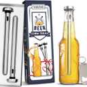 Beer Chiller Sticks for Bottles, Christmas Gifts for Him Husband Dad, Anniversary Birthday Ideas, Beer Accessories Gifts for Boyfriend, Stainless Steel Cooling Chillers, Mens Stocking Stuffers