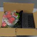 Artificial Cemetery Flowers, Grave Memorial Flowers, Set of 2 Artificial Rose Bouquet with Vase for Cemetery Headstones Gravesites Decoration (Red)