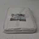 Sophia & William Bed Quilt Bedspread Coverlet - Reversible, Lightweight - Twin Size, Ivory