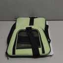 Henkelion Pet Carrier for Small Medium Cats Dogs Puppies up to 15 Lbs, Airline Approved Small Dog Carrier Soft Sided, Collapsible Travel Puppy Carrier - Green (17.0"L x 11.0"W x 11.0"H)